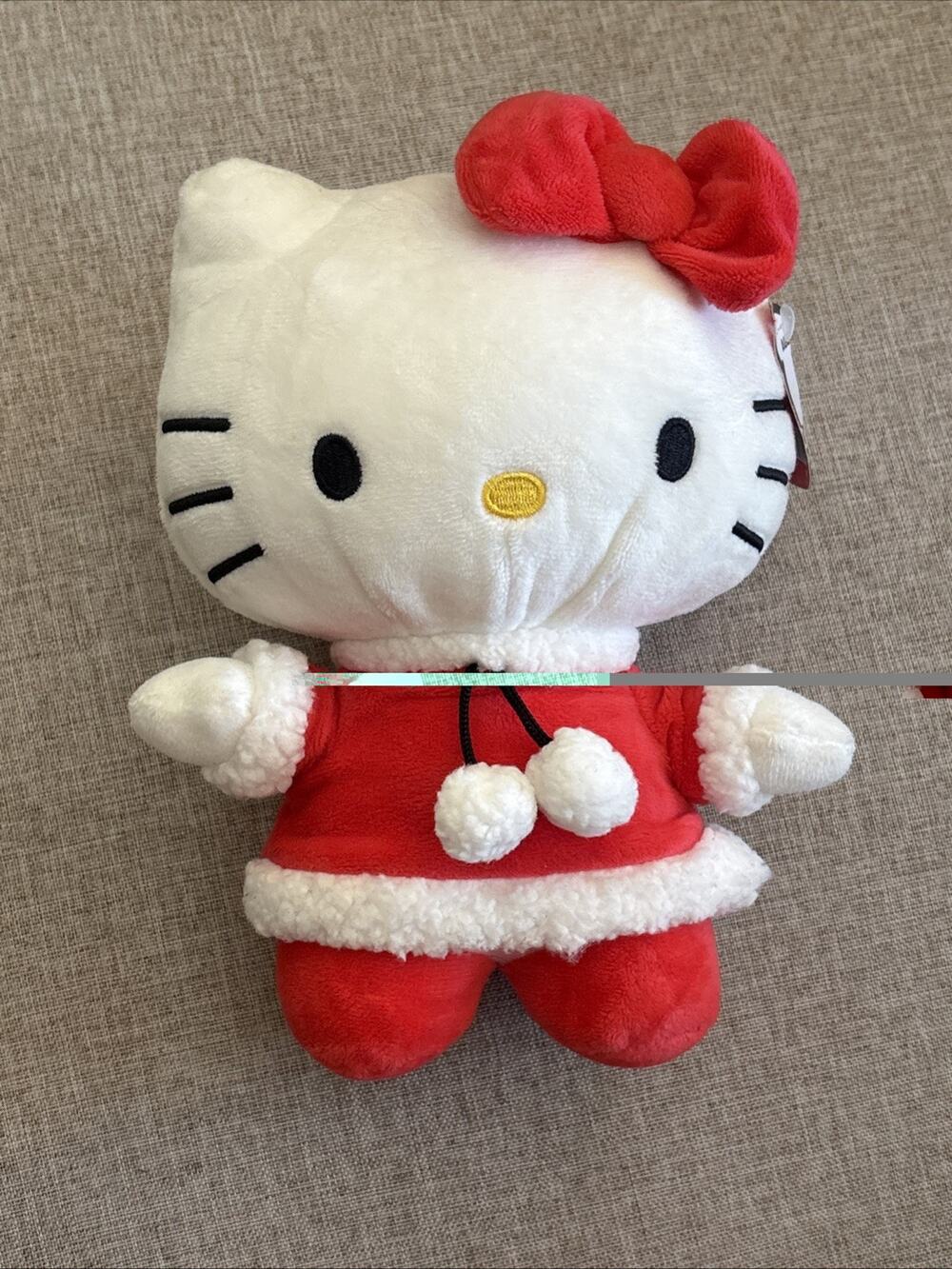 Hello Kitty 2022 Holiday Christmas Santa Claus 8" Plush Sanrio